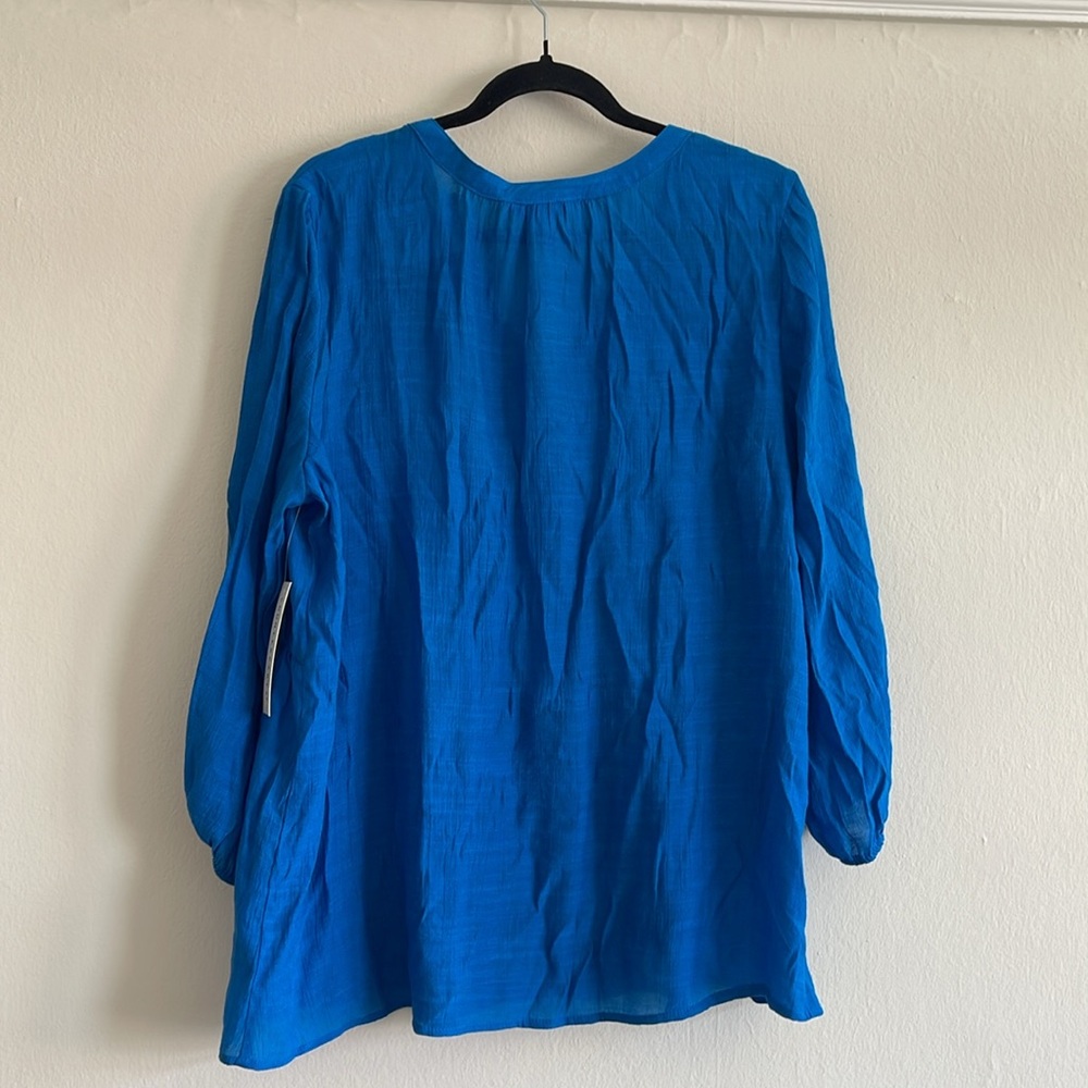 Blue Boho Top - Picture 3 of 3